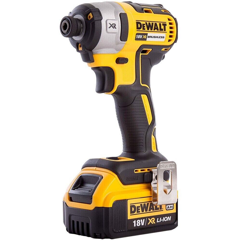 DeWalt DCK276P2 18V Combi Drill   Impact Driver With 2 x 5Ah Batteries Charger Gold