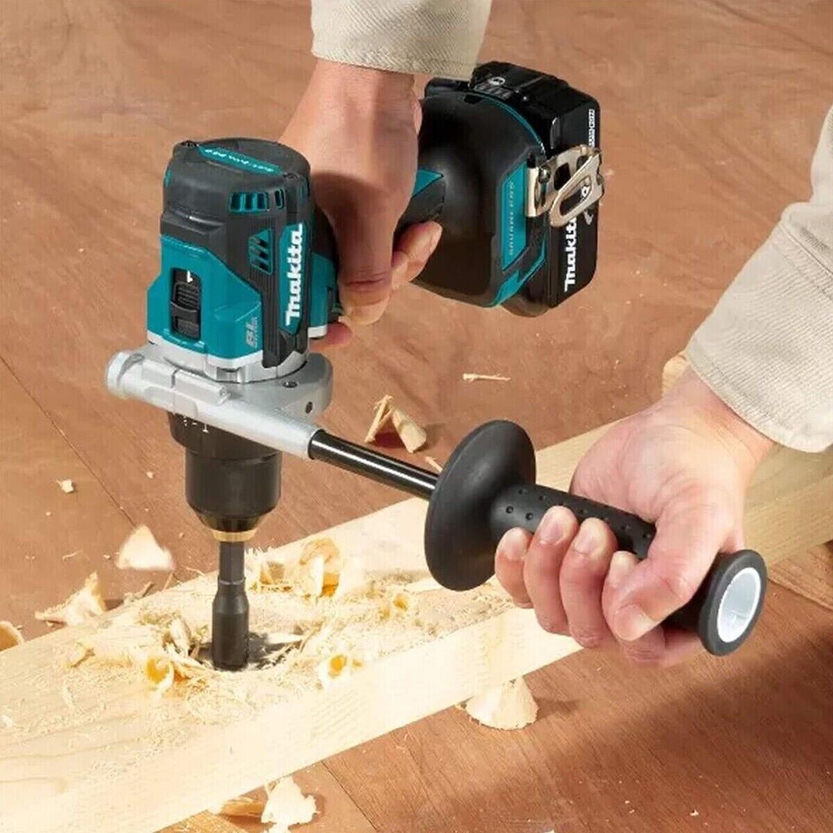 Makita DHP486Z 18V Cordless Combi Drill LXT action