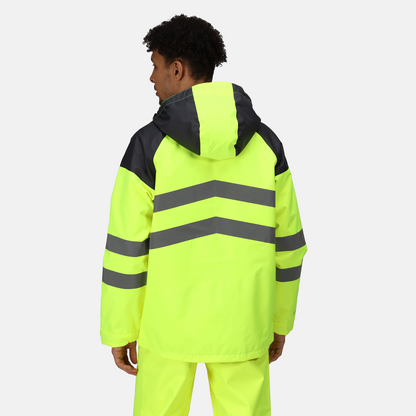 Regatta TRA340 Medium  M  Hi-Vis Waterproof Hooded Work Jacket pro  Gold