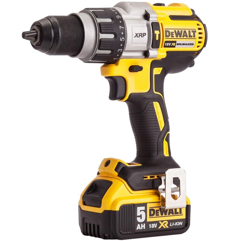 DeWalt DCK276P2 18V Combi Drill   Impact Driver With 2 x 5Ah Batteries Charger Gold