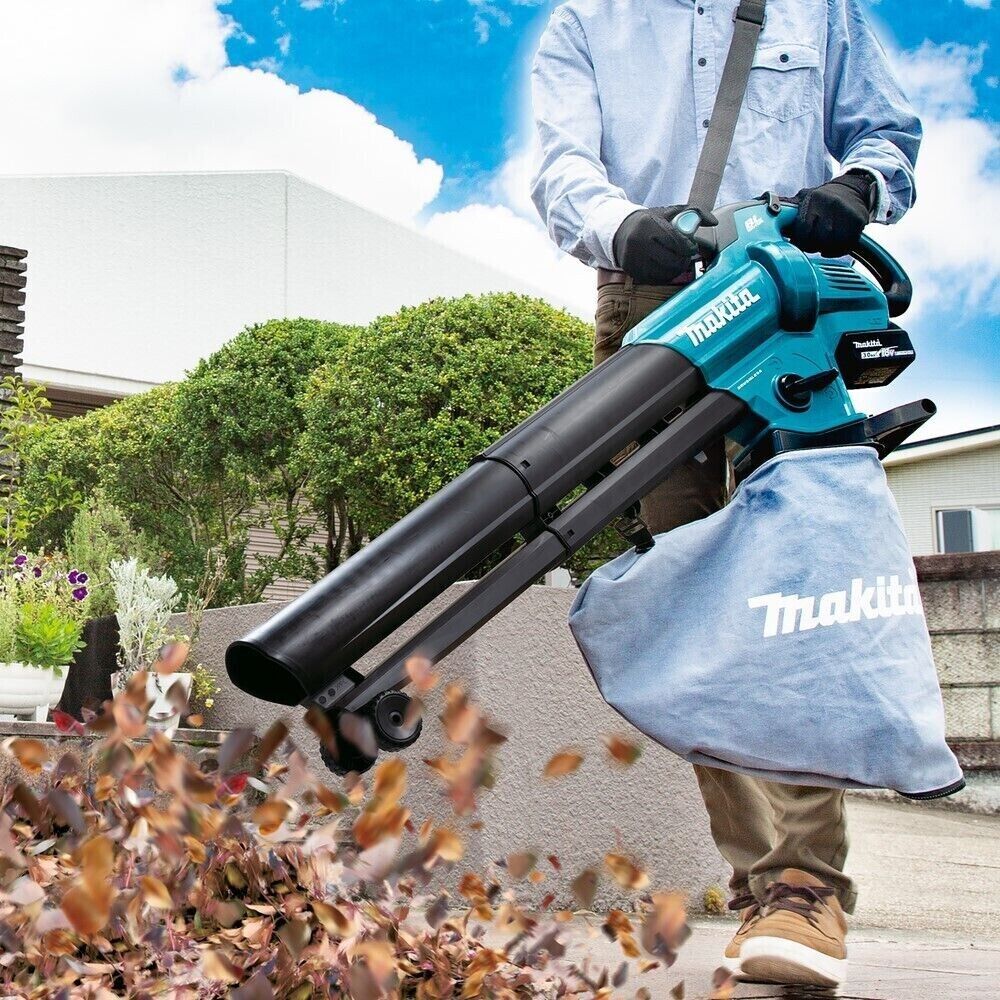 MAKITA DUB187Z 18v LXT Cordless Leaf Blower   Vacuum attachment and Bag Silver