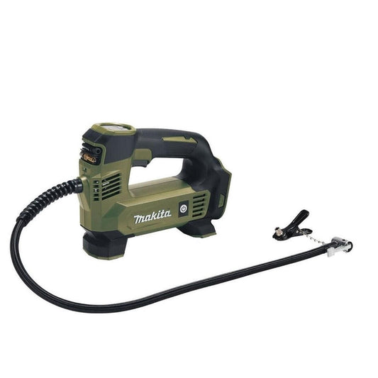 Makita DMP180ZO 18V LXT Olive Green Cordless Tyre Inflator 121 psi Body  Silver