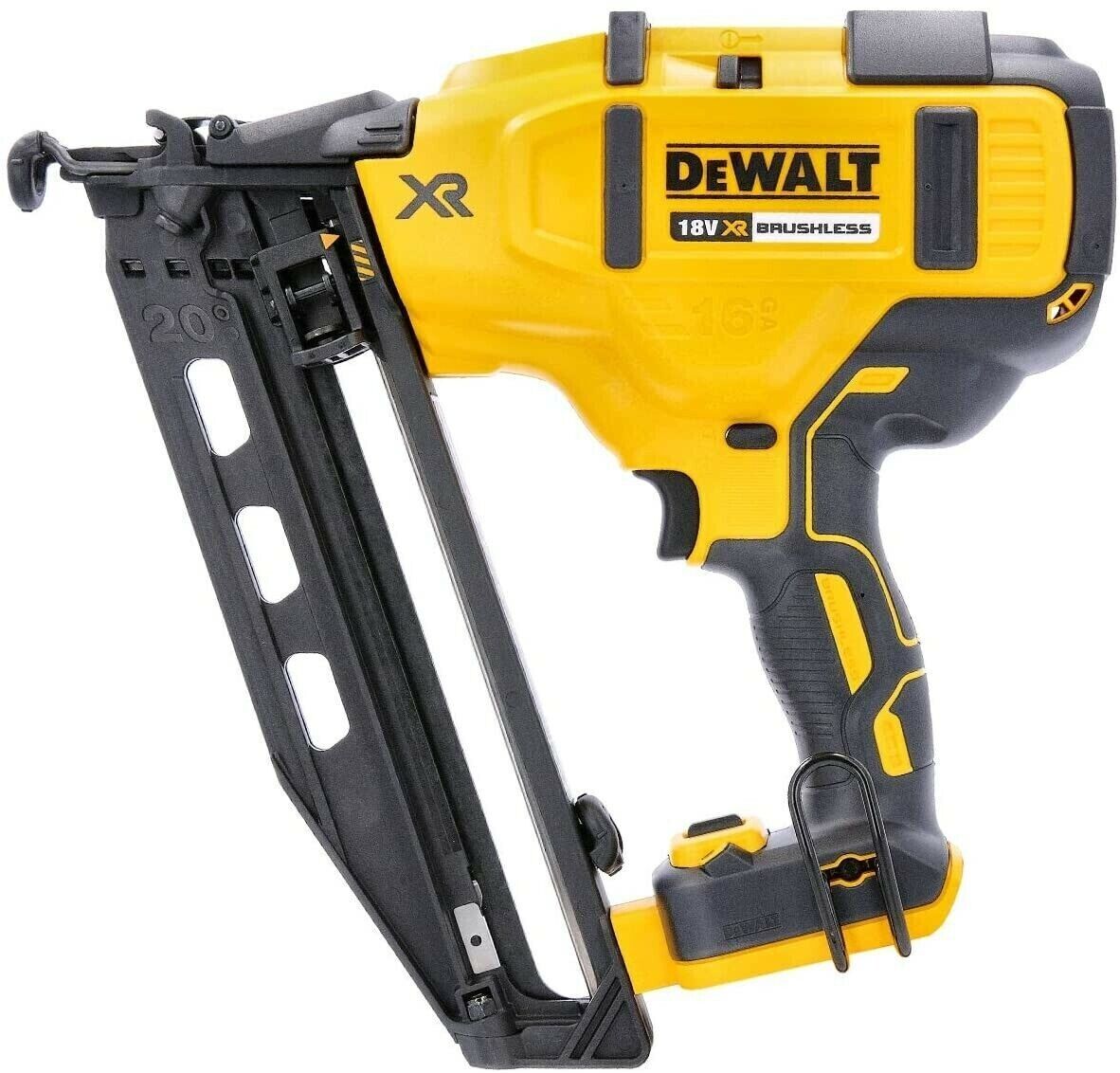 Dewalt DCN660N 18v XR Cordless Brushless Second Fix Framing Nailer Body  Gold