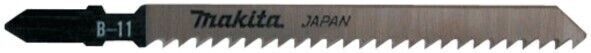 Makita B11 Jigsaw Blades Wood Plastic 75mm T Shank 9TPI 100 Pack  Gold