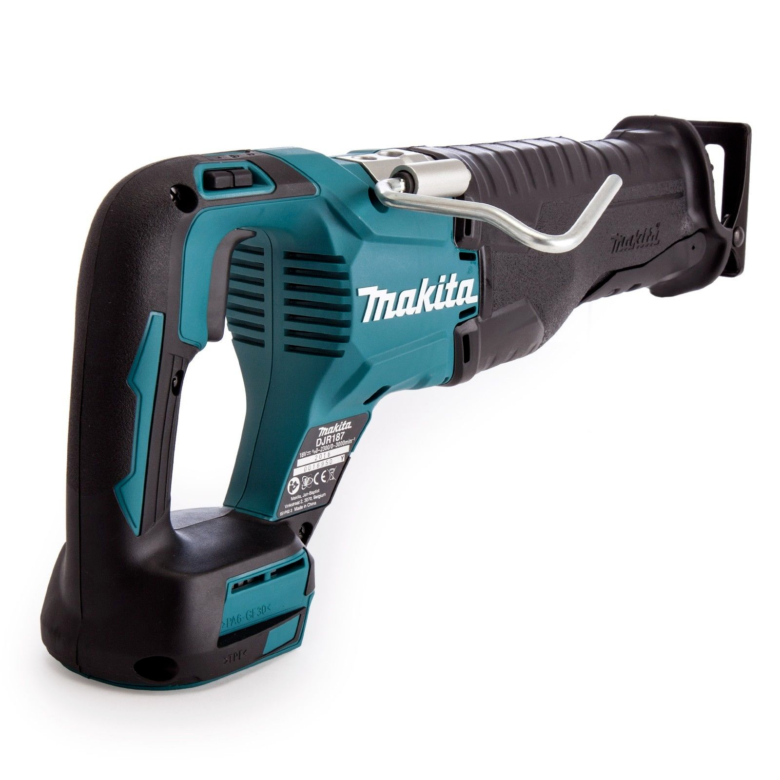 Makita 18V Brushless Reciprocating Saw DJR187Z  rear side view