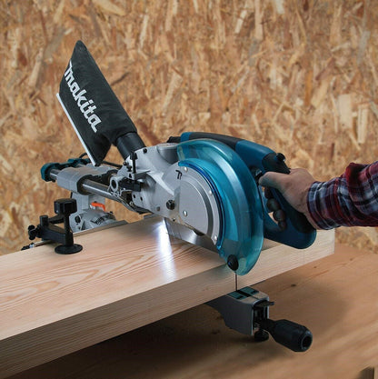 Makita LS0815FL 216mm Slide Compound Mitre Saw with Laser 240v  Silver