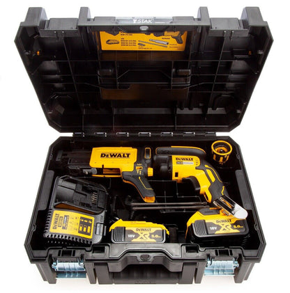 DEWALT DCF620P2K XR 18V 5 Ah Li-ion Collated Drywall Screwdriver Kit 2 x 5 0ah