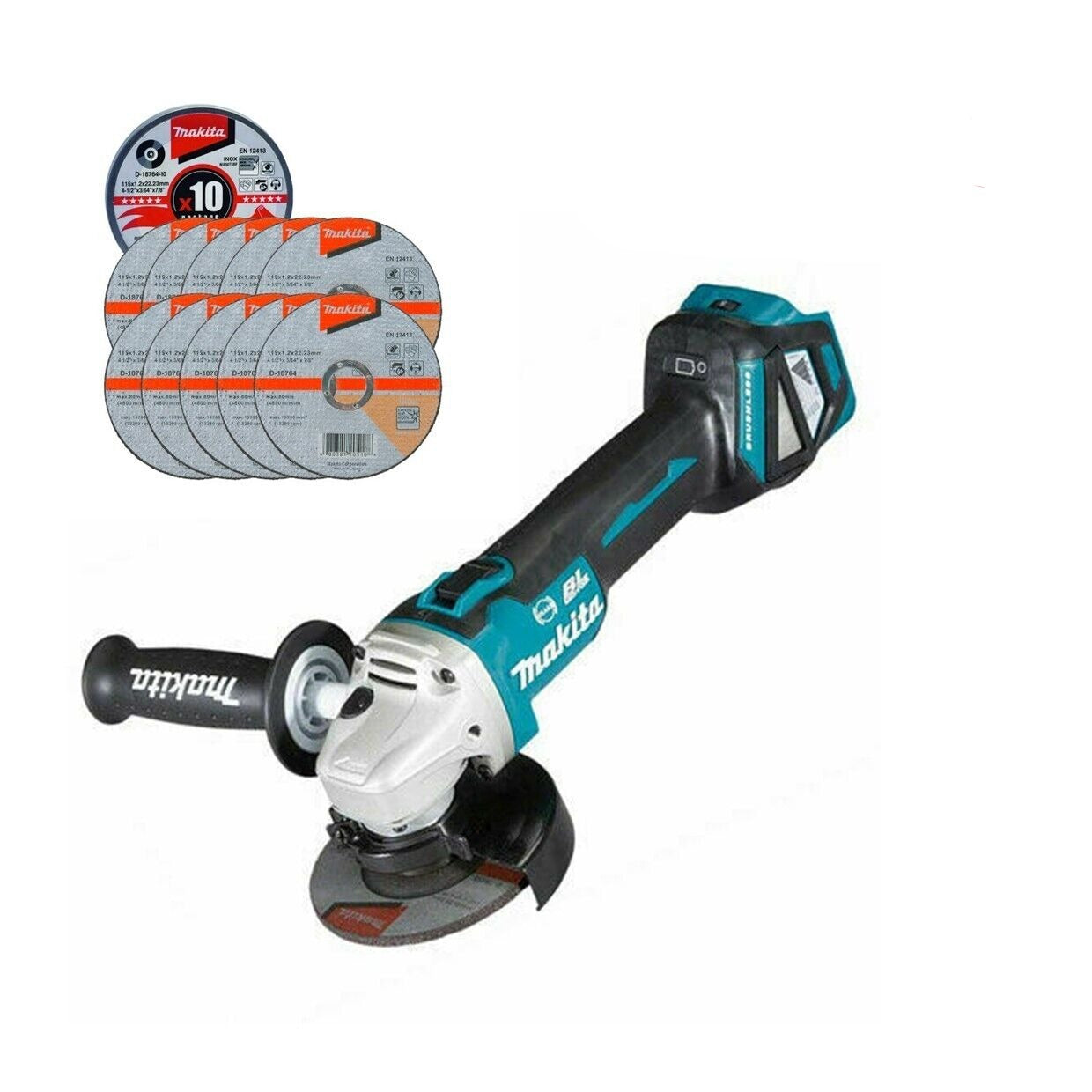 Makita DGA463Z 18V Angle Grinder Brushles