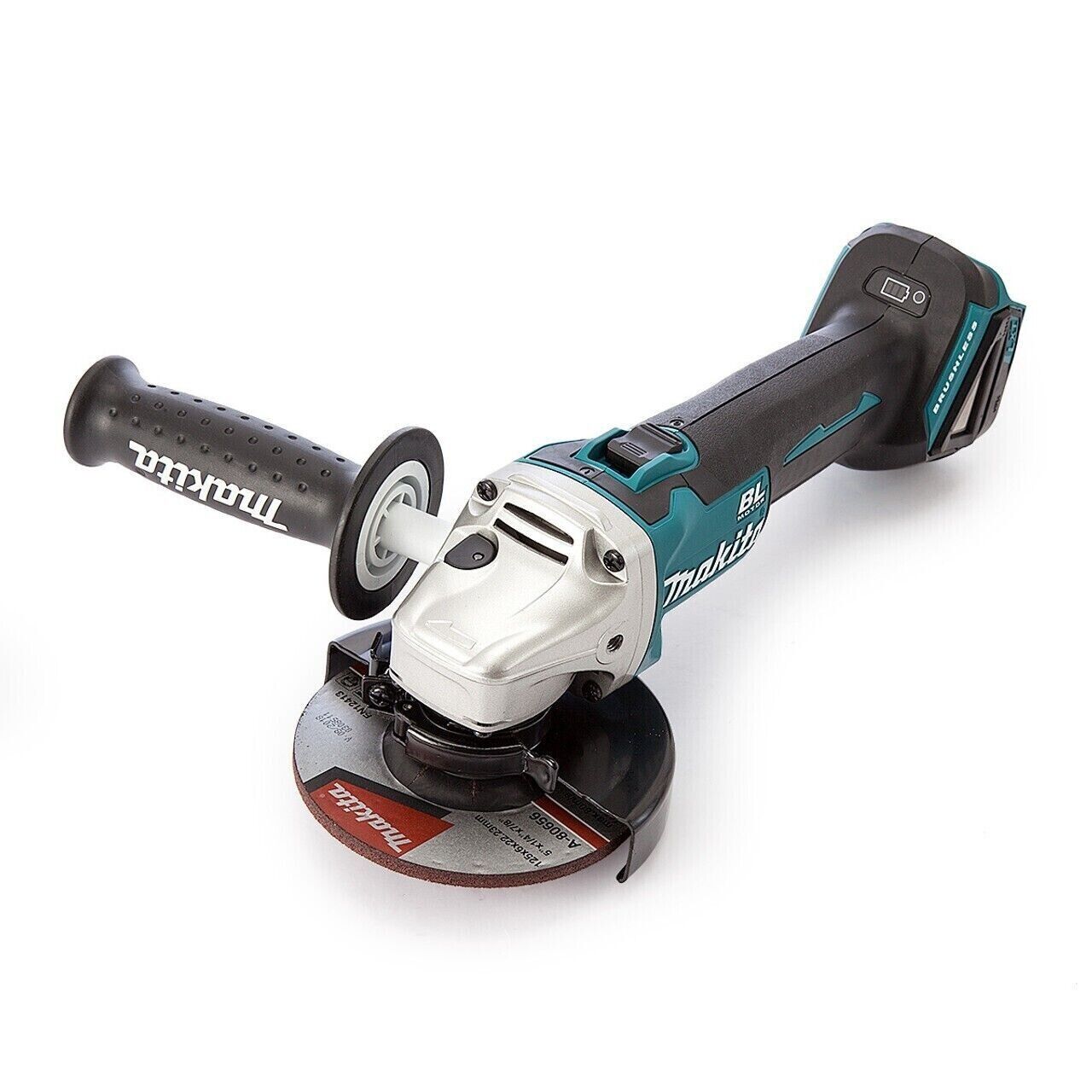 Makita DGA504Z 18V Brushless Angle Grinder front angle