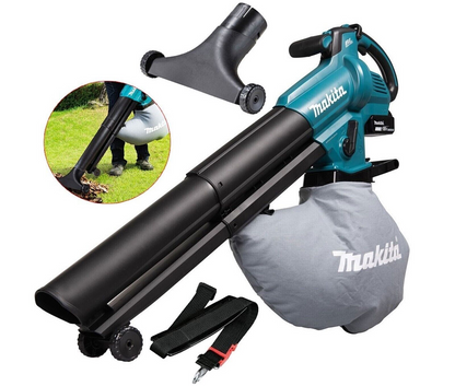 MAKITA DUB187Z 18v LXT Cordless Leaf Blower   Vacuum attachment and Bag Silver