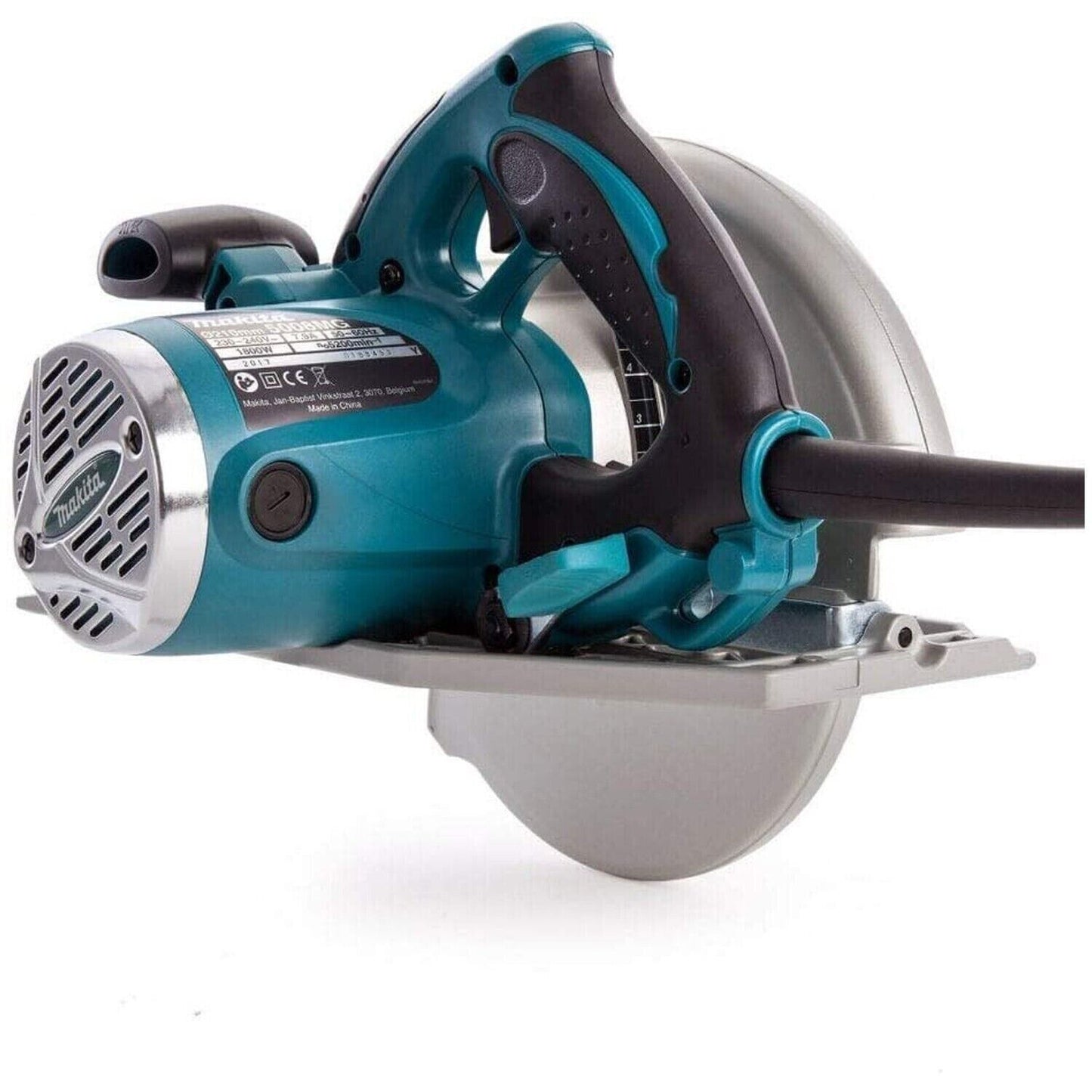 Makita 5008MGJ 2 240V 210mm Circular Saw rear view