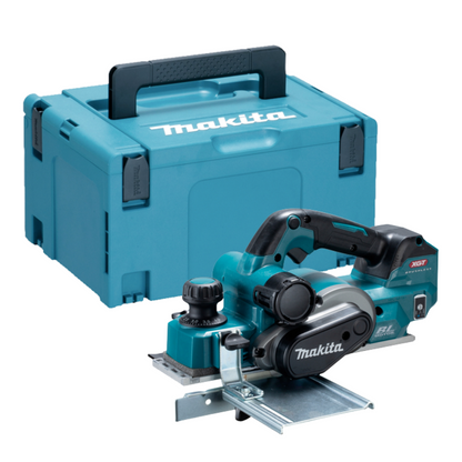 Makita Planer KP001GZ03 40V MAX XGT AWS Brushless 82mm In Makpac Carry Case Gold