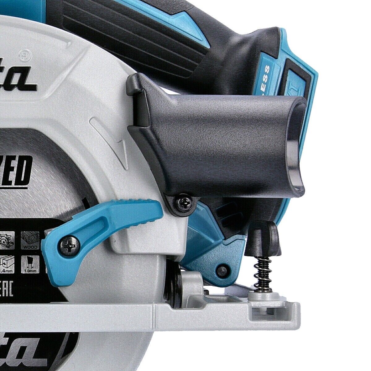 Makita DHS680Z 18V LXT Li-ion Cordless Brushless Circular Saw dust