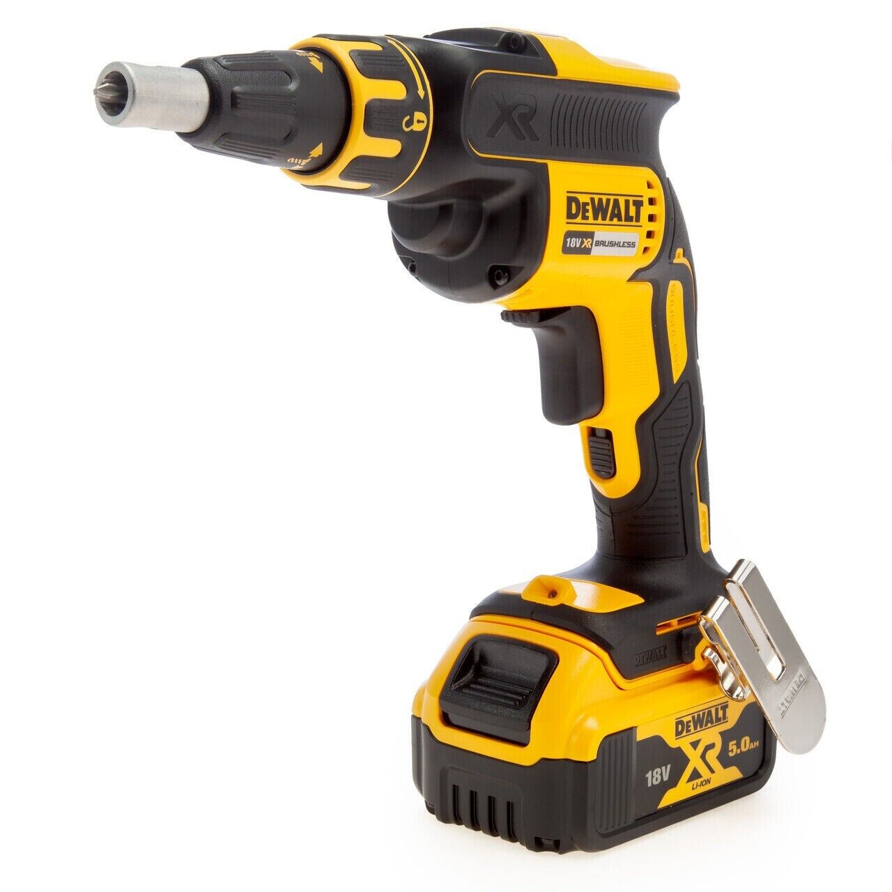 DEWALT DCF620P2K XR 18V 5 Ah Li-ion Collated Drywall Screwdriver Kit 2 x 5 0ah