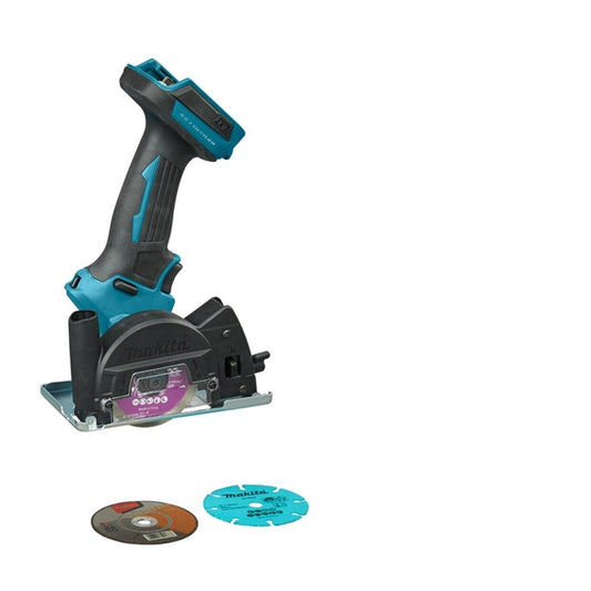 Makita grinder compact disc cutter 18v DMC300Z body only 3 discs included Silver