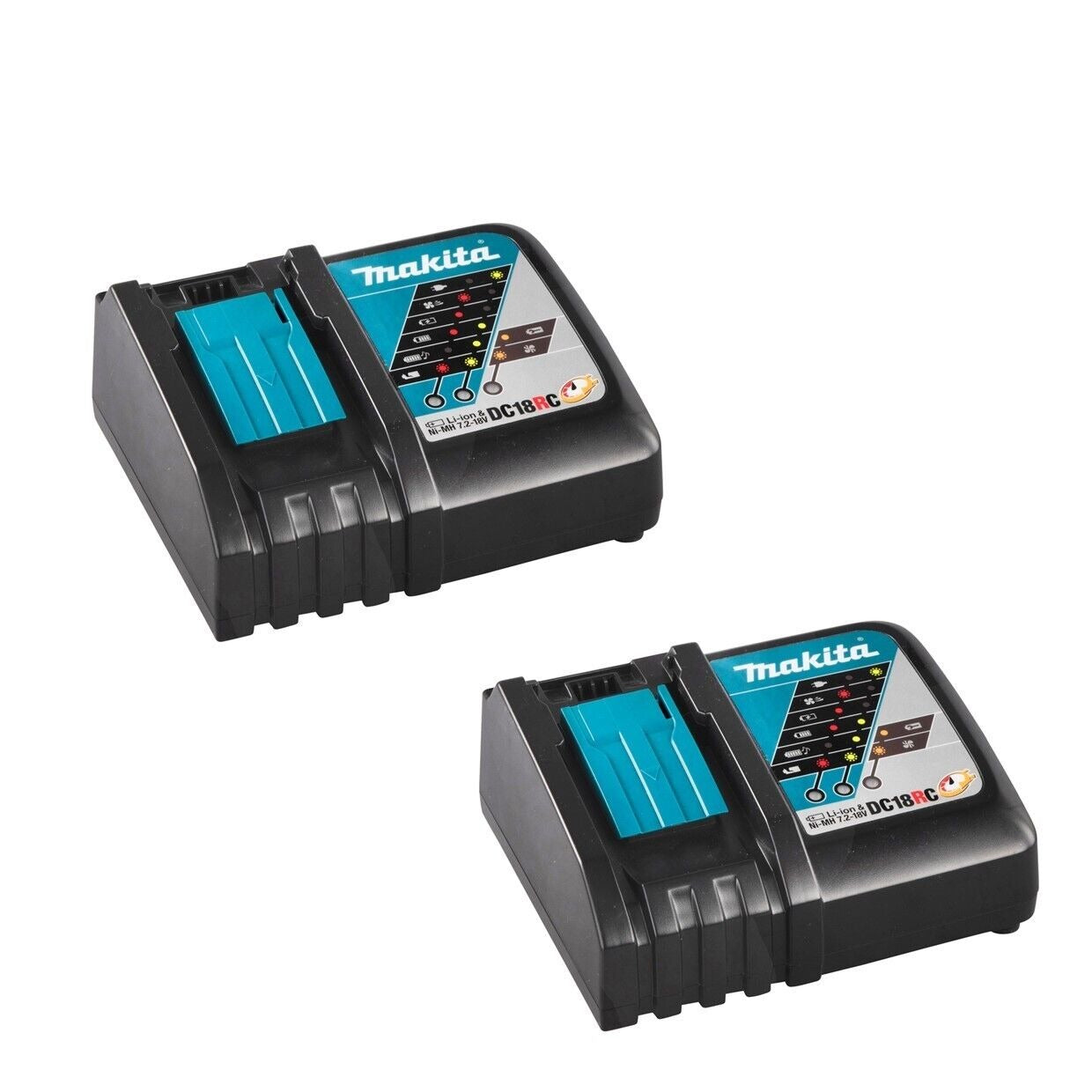 The Makita 18V Charger DC18RC x2 