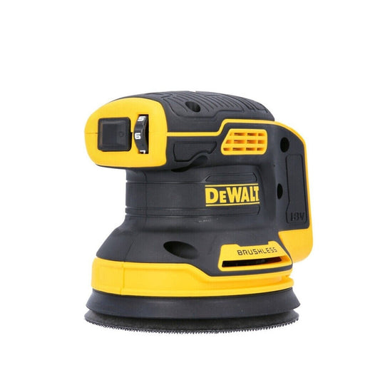 DeWalt DCW210N 18v XR Cordless Brushless Random Orbit Sander 125mm Body  Silver