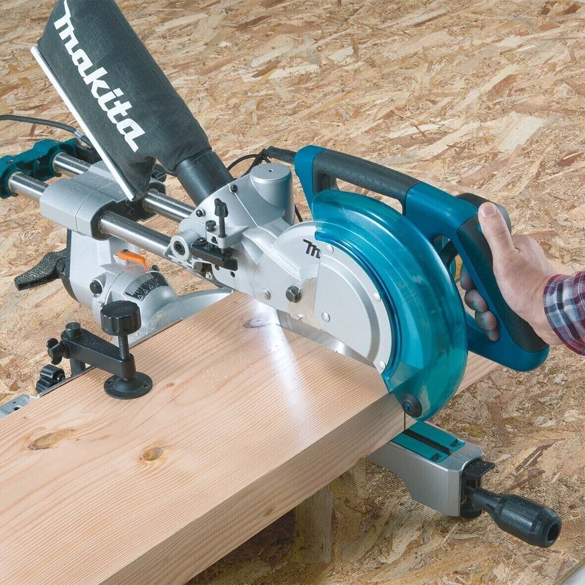 Makita LS0815FL 216mm Slide Compound Mitre Saw with Laser 240v  Silver