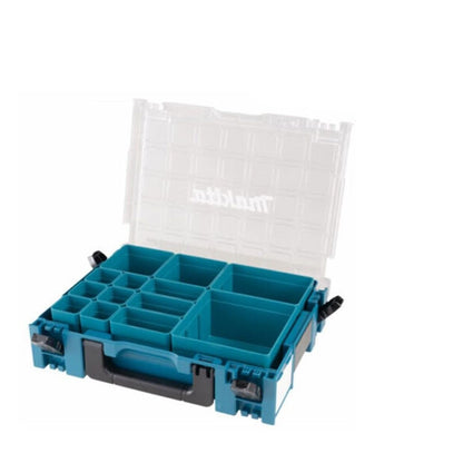 Makita 191X80-2 Makpac Clear Lid Stackable Organiser front view