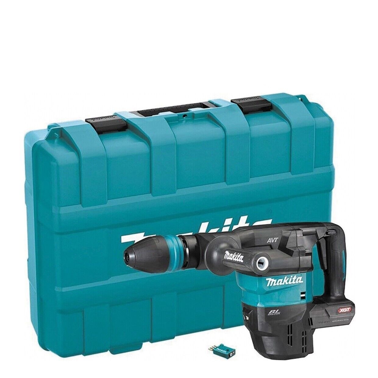 Makita 40V SDS MAX demo HM001GZ side iew