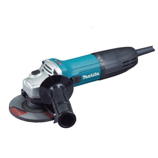 Makita GA4530R 2 Angle Grinder Anti Restart 115mm Corded 240V 720W   Silver