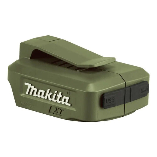 Makita 18v ADP05O Charging Adaptor LXT Olive  Silver