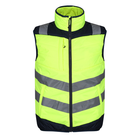 Regatta TRA871 Medium M  Hi-Vis Body warmer professional  Silver