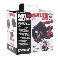 Trend STEALTH/ML Half mask respirator M/L Gold