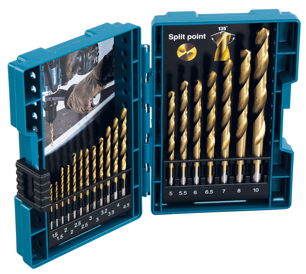 Makita D-67527 19 Piece Metal drill bit set