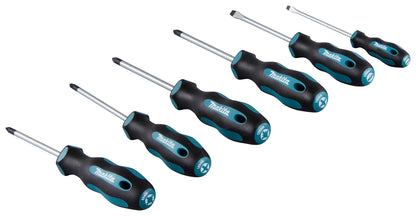 Makita E-10528 screwdriver set 6pc Silver