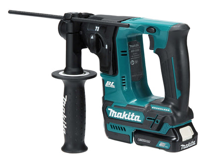 HR166DSMJ MAKITA 12V SDS DRILL 2 X 4.0AH BATS Silver