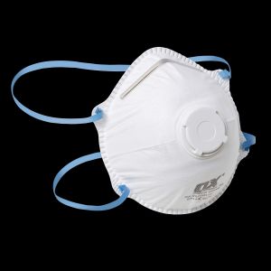 Ox FFP2V NR moulded cup respirator valved (1) OX-S488201 Silver