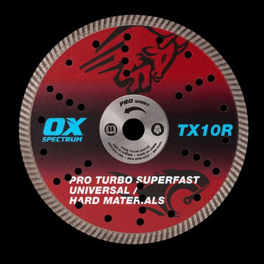 OX TX10R-230/22 230mm Diamond Blade Gold